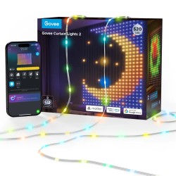 Buy Govee LED Curtain Lights - H70B3 - 2 WiFi & BT RGBIC 1.5x2.0m IP65 (EU) in Cyprus, Nicosia, Limassol, Larnaka, Pafos