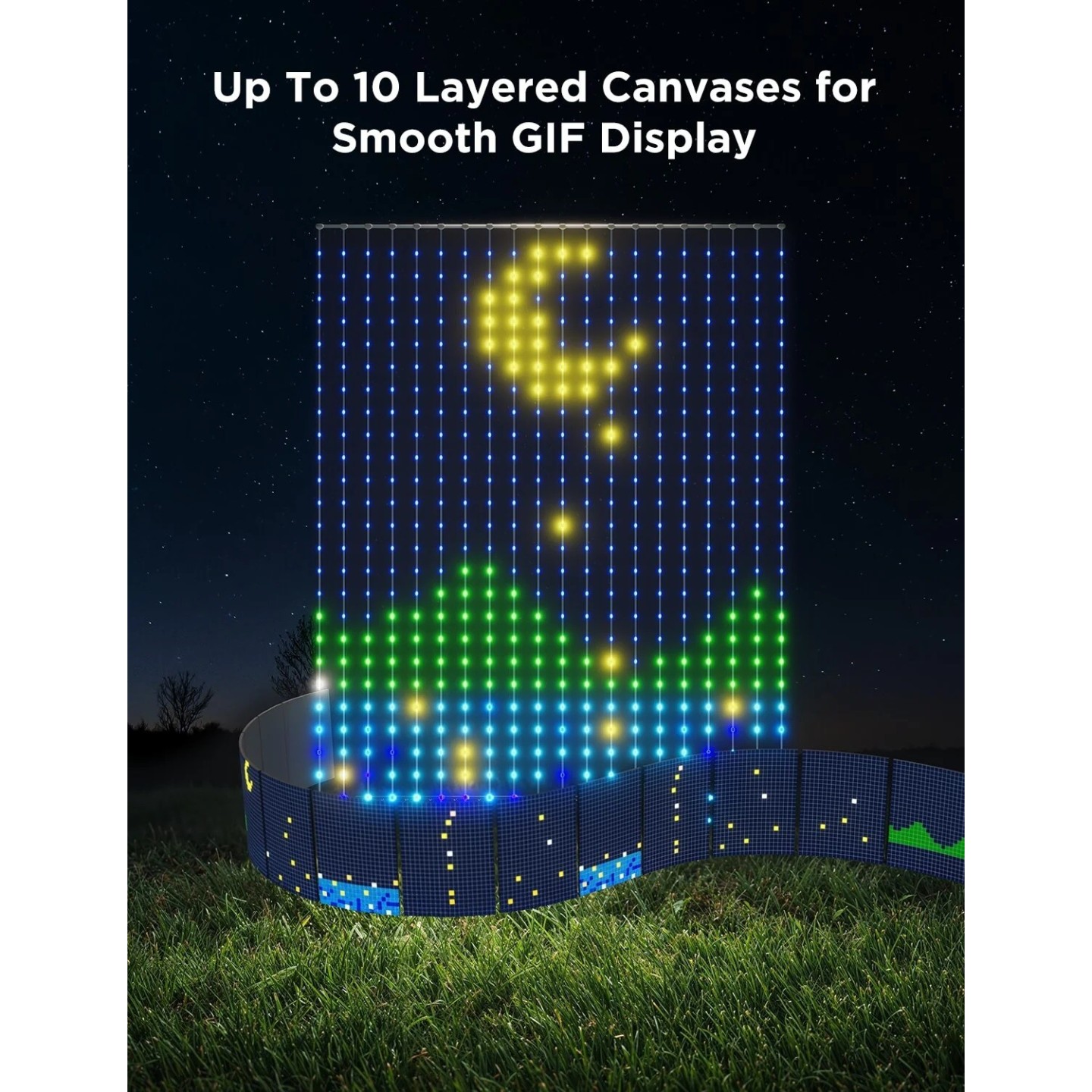 Govee LED Curtain Lights - H70B3 - 2 WiFi & BT RGBIC 1.5x2.0m IP65 (EU) — Buy in Cyprus with Fast Delivery