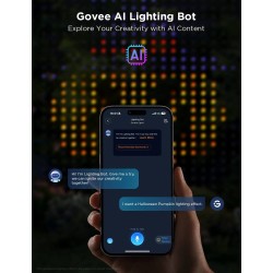 Buy Govee LED Curtain Lights - H70B3 - 2 WiFi & BT RGBIC 1.5x2.0m IP65 (EU) in Cyprus, Nicosia, Limassol, Larnaka, Pafos