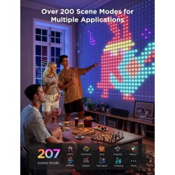 Buy Govee LED Curtain Lights - H70B3 - 2 WiFi & BT RGBIC 1.5x2.0m IP65 (EU) in Cyprus, Nicosia, Limassol, Larnaka, Pafos