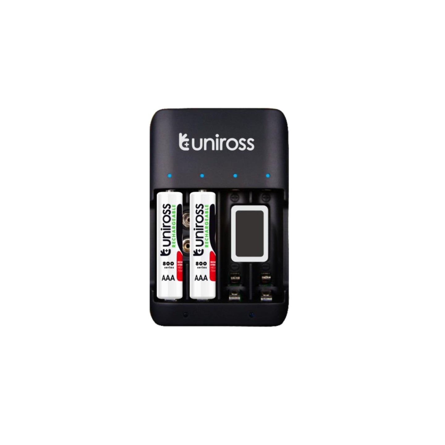 Uniross USB Compact Multi Charger - UCU004A - with 4x AA 2100 Batteries — Buy in Cyprus with Fast Delivery