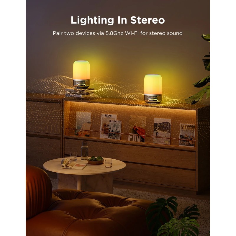 Buy Govee Table Lamp 2 Pro - Portable RGBICWW - Built in JBL Speaker in Cyprus, Nicosia, Limassol, Larnaka, Pafos