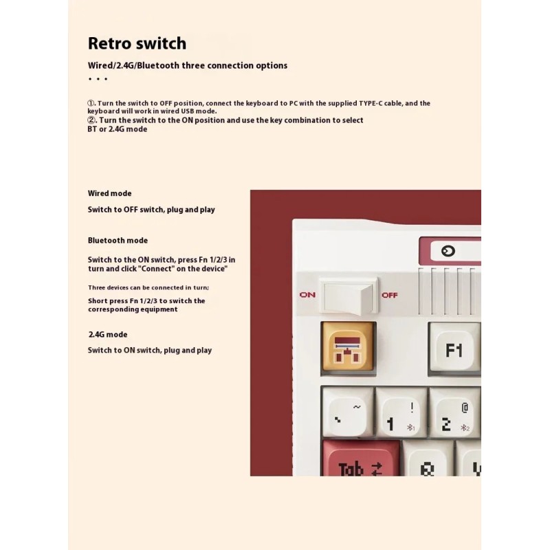 Buy Thunderobot Gaming Mechanical Keyboard - ONCE81 - Tri-mode 2.4GHz-BT-USB C G... in Cyprus, Nicosia, Limassol, Larnaka, Pafos