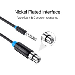 Buy Vention AUDIO 6.3mm to XLR M-F Cable 1.5m - BBEBG - 6.3mm to XLR M-F Cable 1.5m in Cyprus, Nicosia, Limassol, Larnaka, Pafos