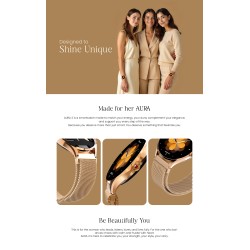 Buy HiFuture Lifestyle SmartWatch - AURA 2 - Rose Gold in Cyprus, Nicosia, Limassol, Larnaka, Pafos