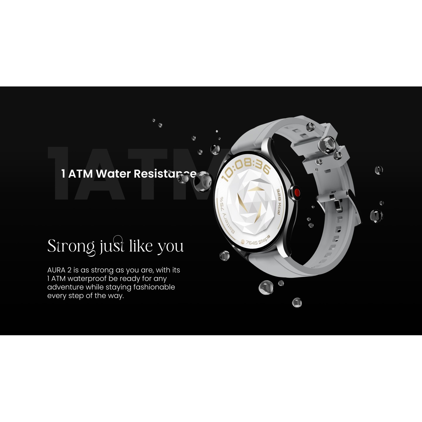 HiFuture Lifestyle SmartWatch - AURA 2 - Rose Gold — Buy in Cyprus with Fast Delivery