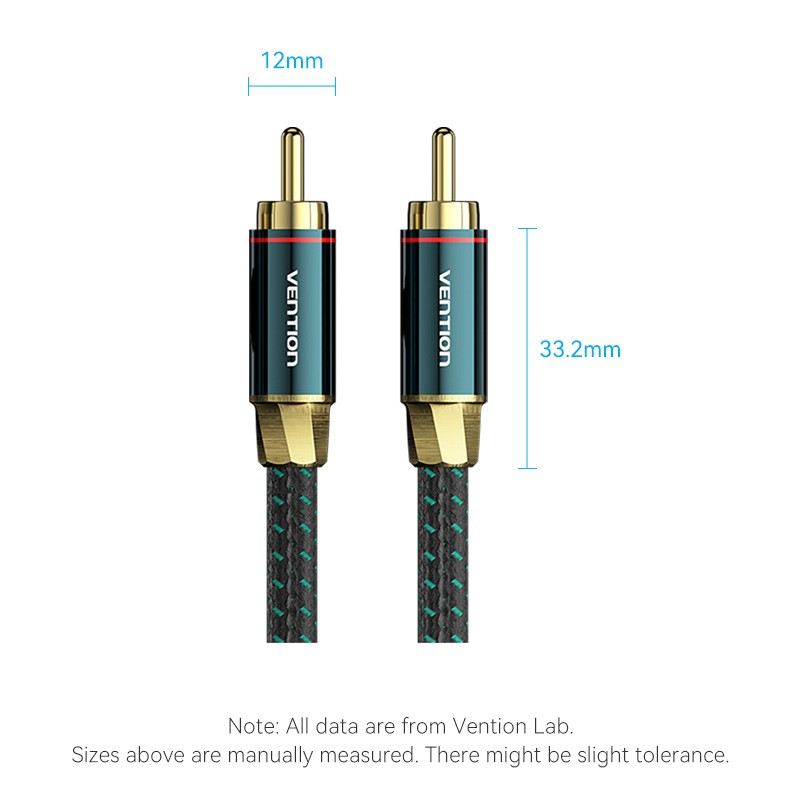 Buy Vention AUDIO Digital Coaxial RCA Cable - BCTGI - 3.0m in Cyprus, Nicosia, Limassol, Larnaka, Pafos