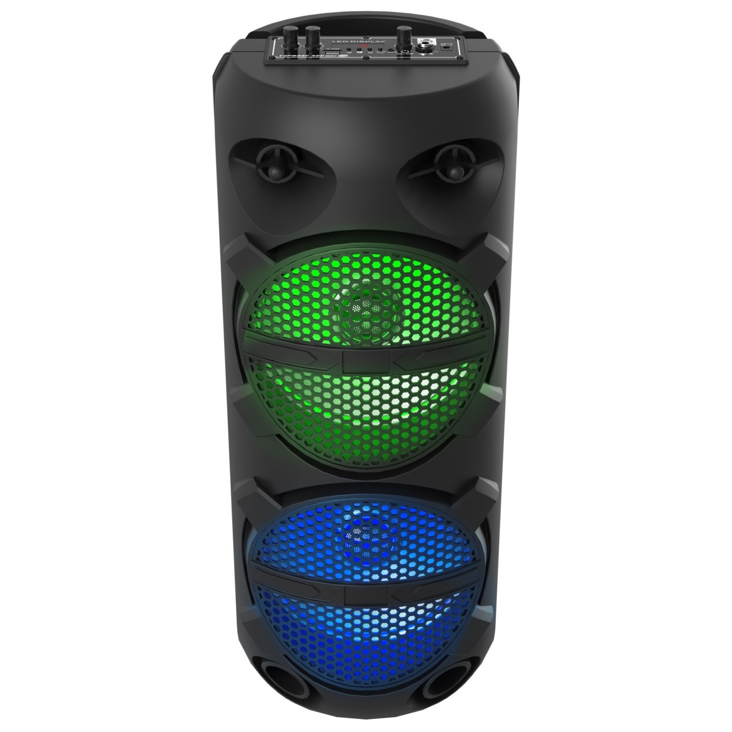 iDance Portable Speaker with Microphone & Remote - Typhoon 500 - Portable Speaker with Microphone & Remote