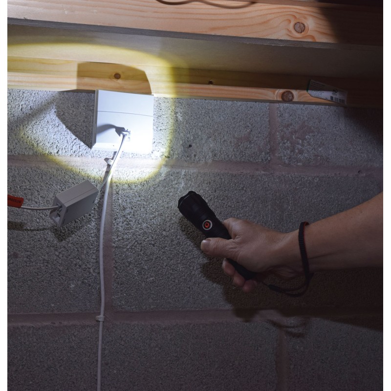 Buy Mercury Rechargeable LED Torch with Window Breaker & SOS Function - 410.307U... in Cyprus, Nicosia, Limassol, Larnaka, Pafos