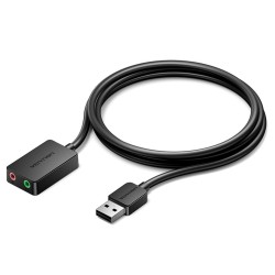 Buy Vention Audio Converter - CDYBF - USB-A to 2x3.5mm 1.0m Cable in Cyprus, Nicosia, Limassol, Larnaka, Pafos