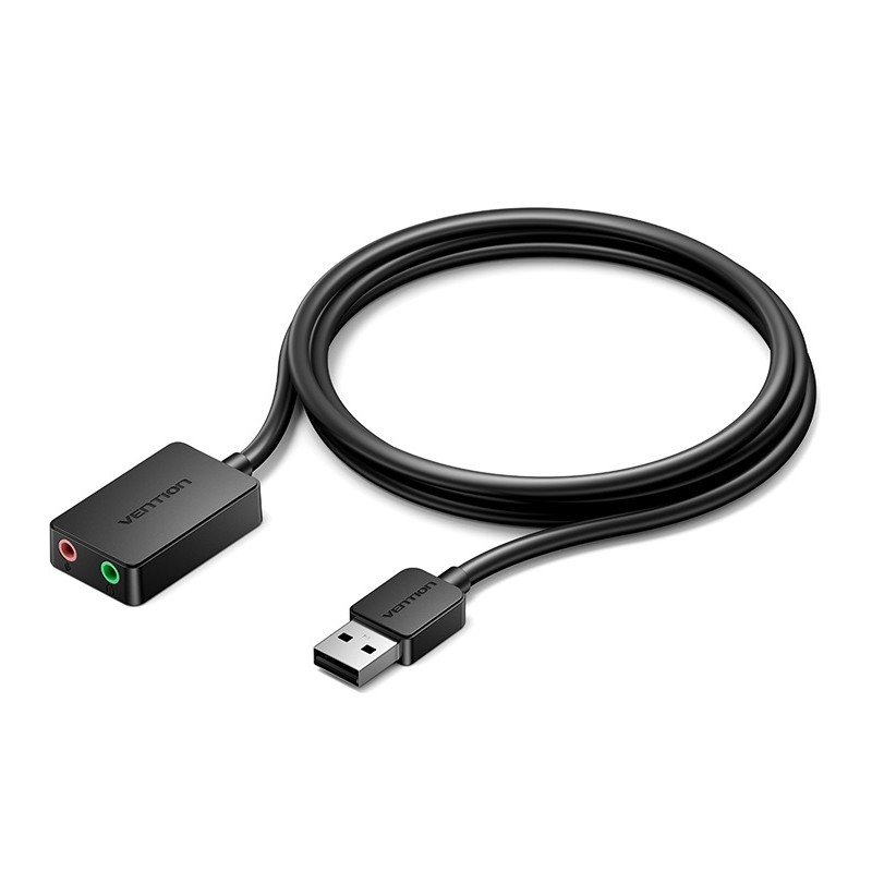 Buy Vention Audio Converter - CDYBF - USB-A to 2x3.5mm 1.0m Cable in Cyprus, Nicosia, Limassol, Larnaka, Pafos