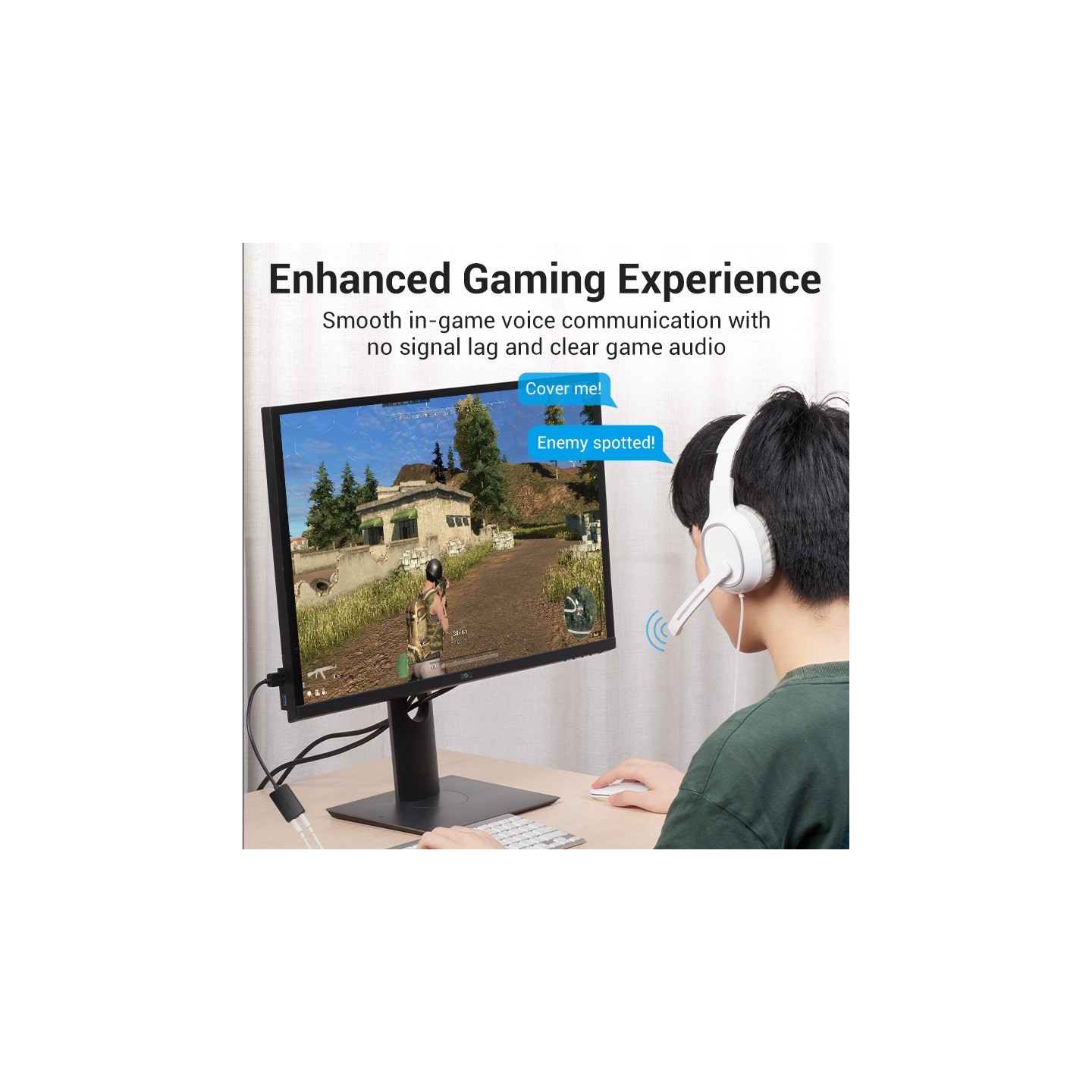 Vention Audio Converter - CDYBF - USB-A to 2x3.5mm 1.0m Cable — Buy in Cyprus with Fast Delivery