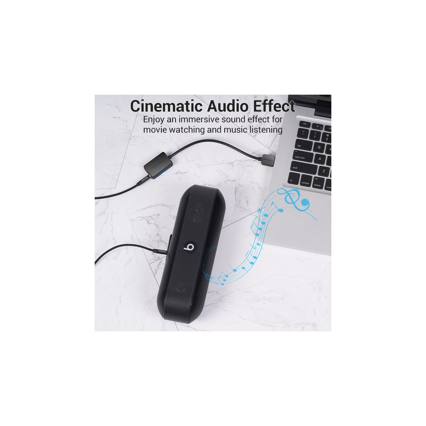Vention Audio Converter - CDYBF - USB-A to 2x3.5mm 1.0m Cable — Buy in Cyprus with Fast Delivery