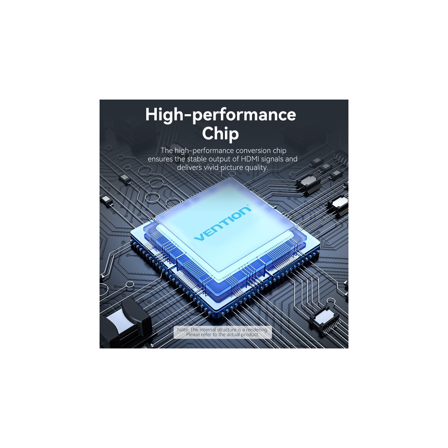 Vention DisplayPort to HDMI Cable 4K30Hz 1.0m PVC - HFOBF - DisplayPort to HDMI Cable 4K30Hz 1.0m PVC