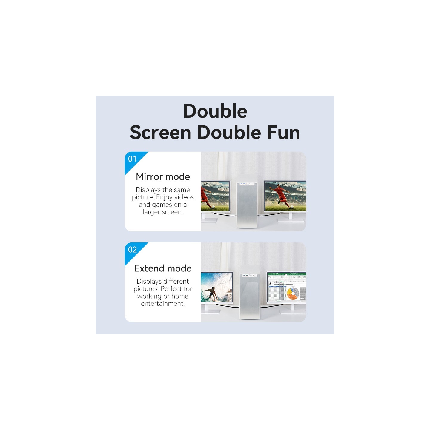 Vention DisplayPort to HDMI Cable 4K30Hz 1.0m PVC - HFOBF - DisplayPort to HDMI Cable 4K30Hz 1.0m PVC