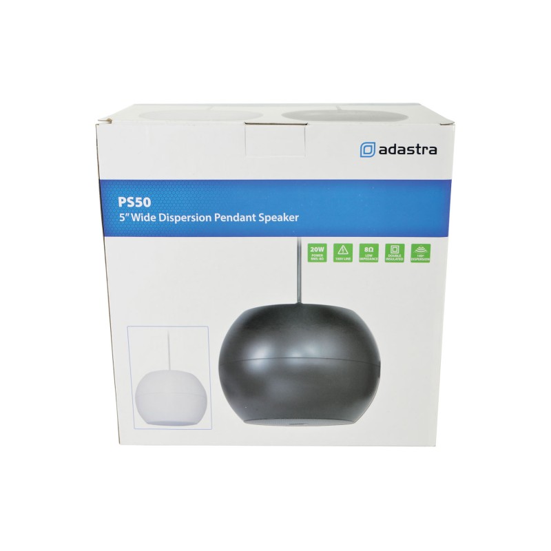 Buy Adastra Pendant Speaker - PS50-B - 5'' Pendant Speaker 952.427UK Black in Cyprus, Nicosia, Limassol, Larnaka, Pafos