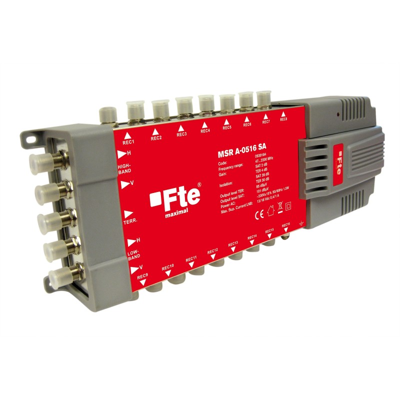 Buy FTE Multiswitch - MSRA0516 - 5 16 Active Sat Ter Multiswitch in Cyprus, Nicosia, Limassol, Larnaka, Pafos