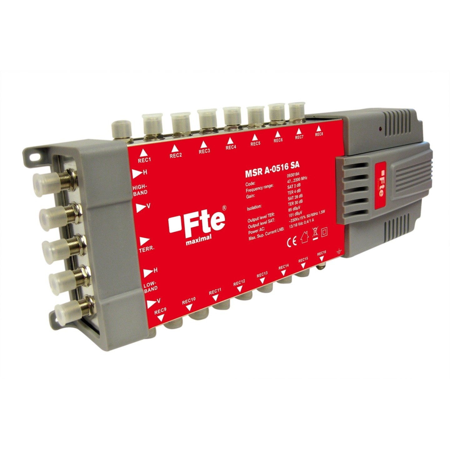FTE Multiswitch - MSRA0516 - 5 16 Active Sat Ter Multiswitch — Buy in Cyprus with Fast Delivery