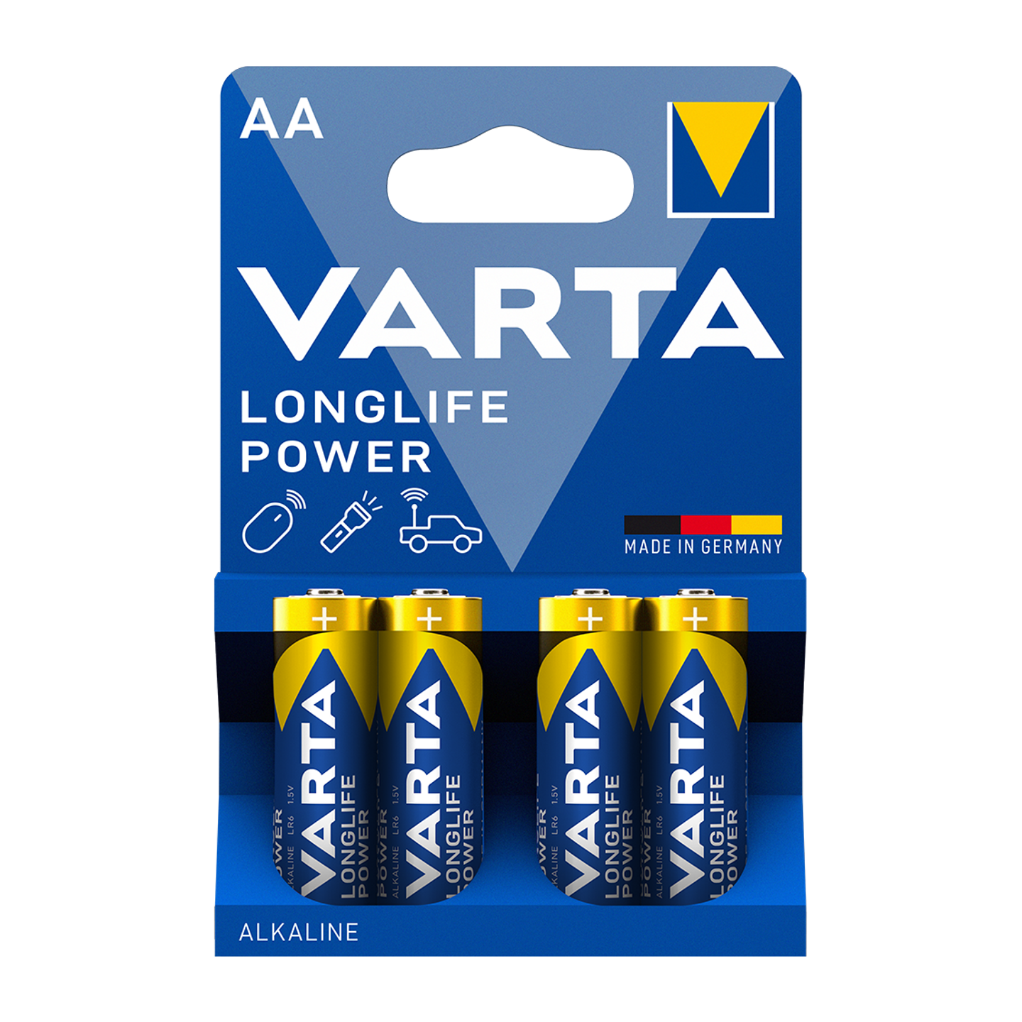 Varta Alkaline AA 4pcs Longlife Power - Longlife Power — Buy in Cyprus with Fast Delivery
