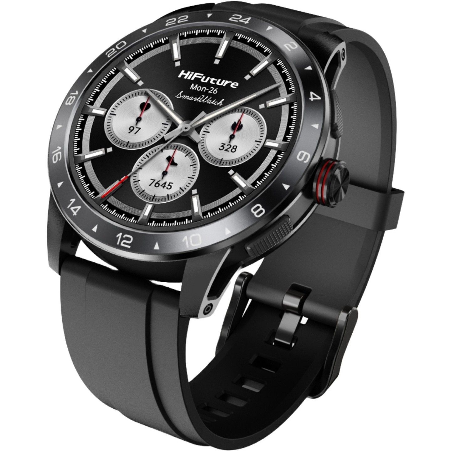 HiFuture Lifestyle SmartWatch - FLEX 2 - Black — Buy in Cyprus with Fast Delivery