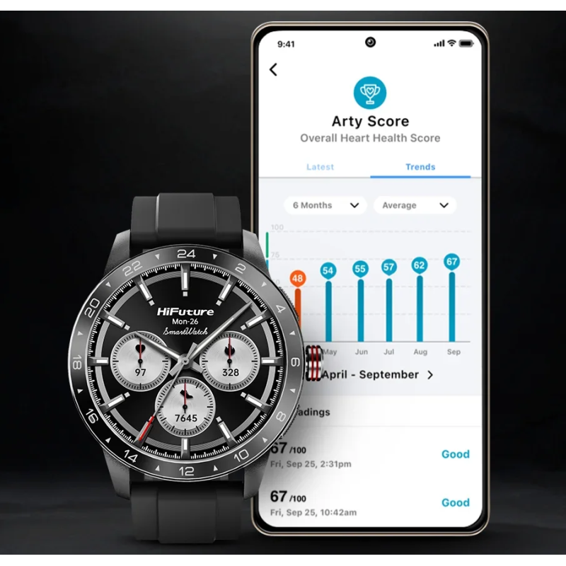 Buy HiFuture Lifestyle SmartWatch - FLEX 2 - Black in Cyprus, Nicosia, Limassol, Larnaka, Pafos