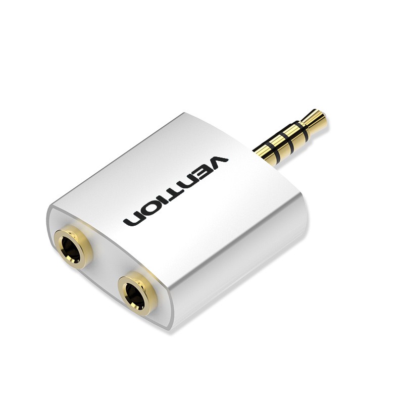 Buy Vention Audio Converter - BDAW0 - 3.5mm Male to 2x3.5mm Female Adaptor in Cyprus, Nicosia, Limassol, Larnaka, Pafos