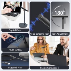 Buy Vention Microphone USB Desktop - NCCB0 - with Mute Button in Cyprus, Nicosia, Limassol, Larnaka, Pafos