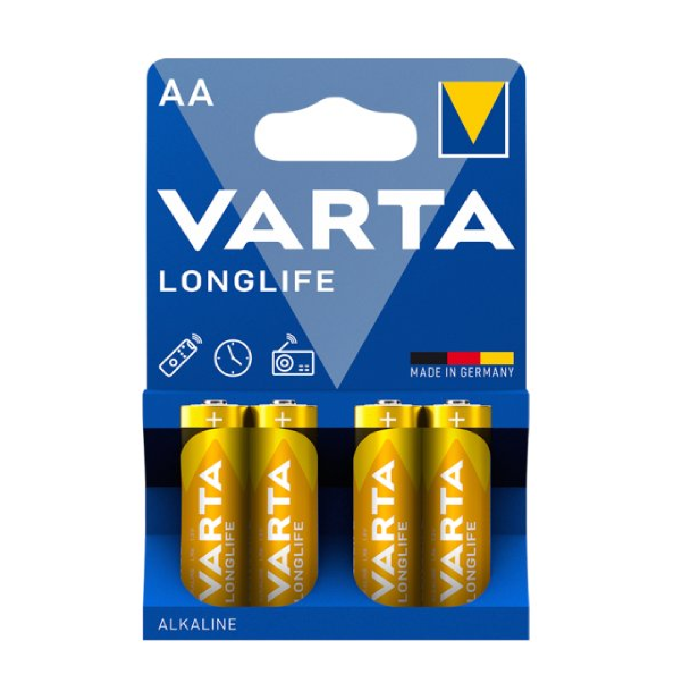 Varta Alkaline AA - 4pcs Longlife — Buy in Cyprus with Fast Delivery