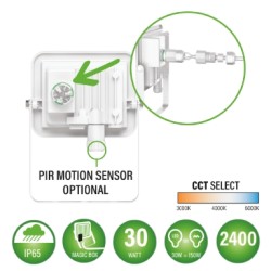 Buy GBC ON NIGHTUNE Outdoor LED Floodlight - 30W - CCT White in Cyprus, Nicosia, Limassol, Larnaka, Pafos