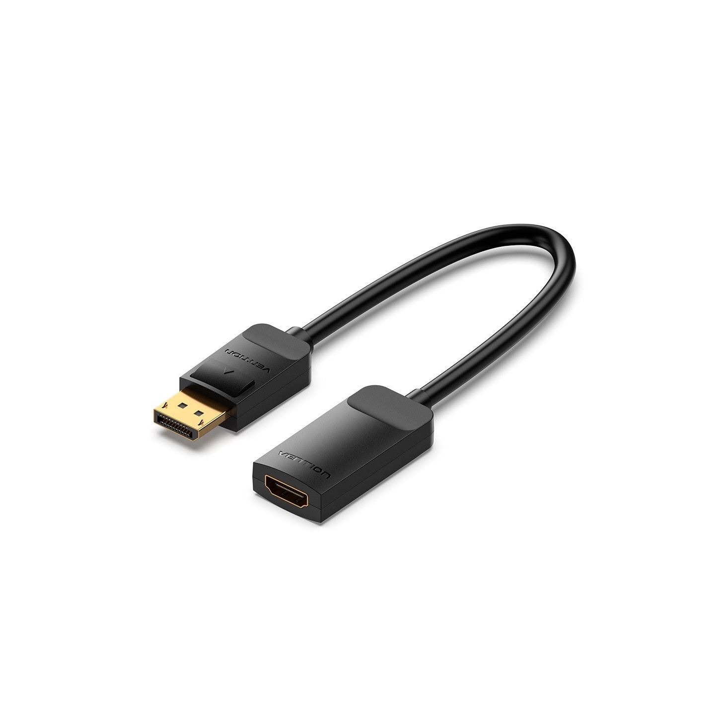 Vention DisplayPort to HDMI Adaptor - HBZBB - DisplayPort to HDMI Adaptor Male to Female 4K60Hz 0.15M