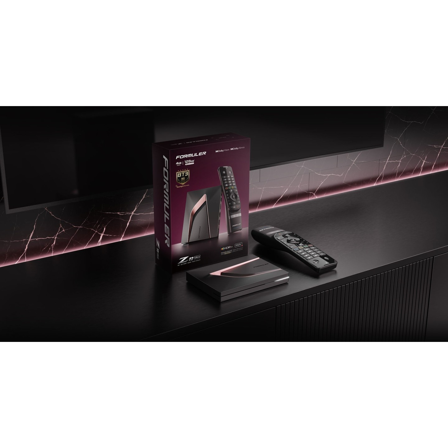 Formuler IPTV Box - Z12 Ultra - Android 12 4K 4GB 128GB with BT3 Backight Remote — Buy in Cyprus with Fast Delivery