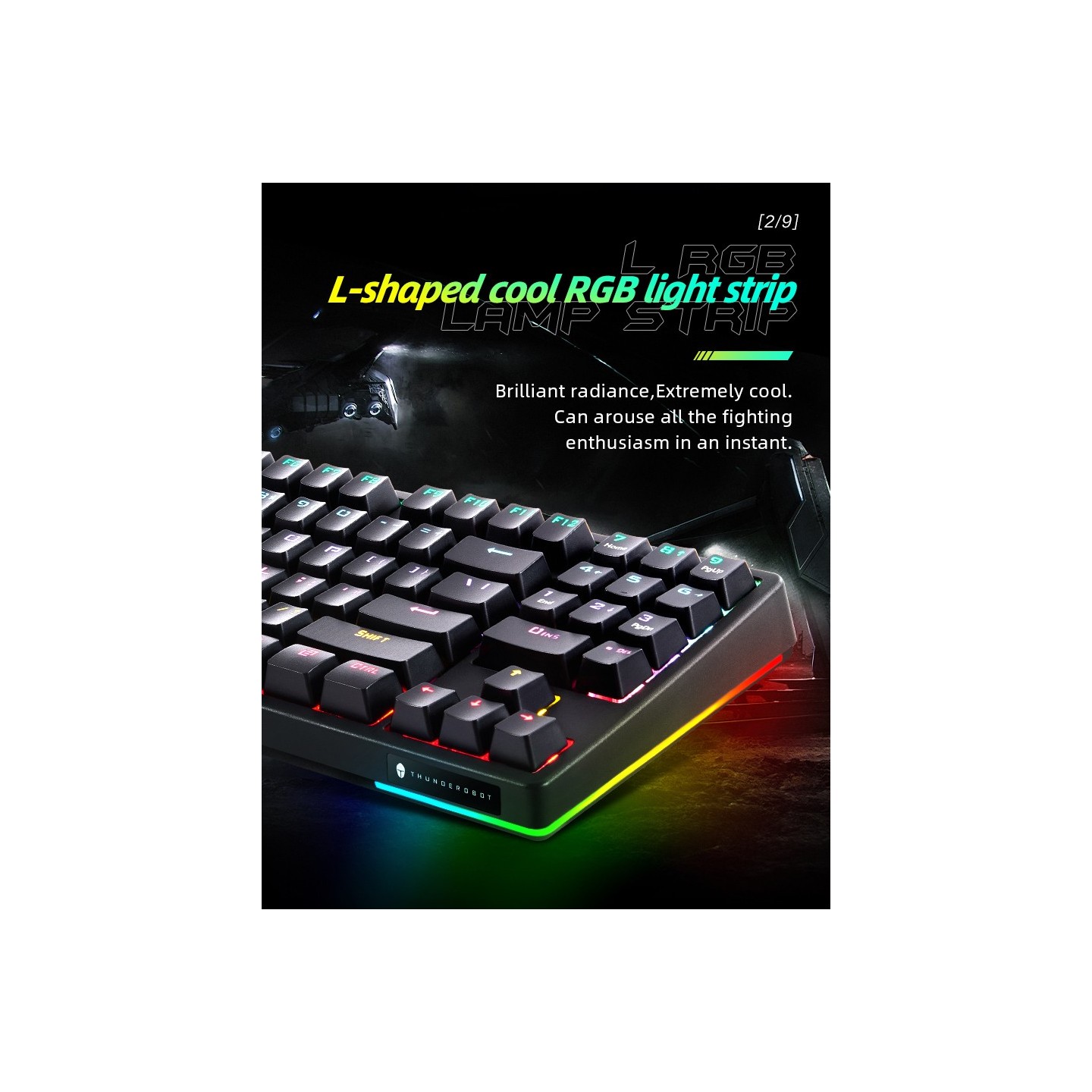 Thunderobot KG3089R 89-Key Blue Switch Mechanical Gaming Keyboard (Boxed) — Buy in Cyprus with Fast Delivery