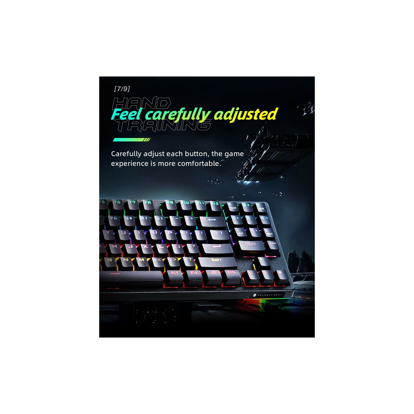 Thunderobot KG3089R 89-Key Blue Switch Mechanical Gaming Keyboard (Boxed) — Buy in Cyprus with Fast Delivery