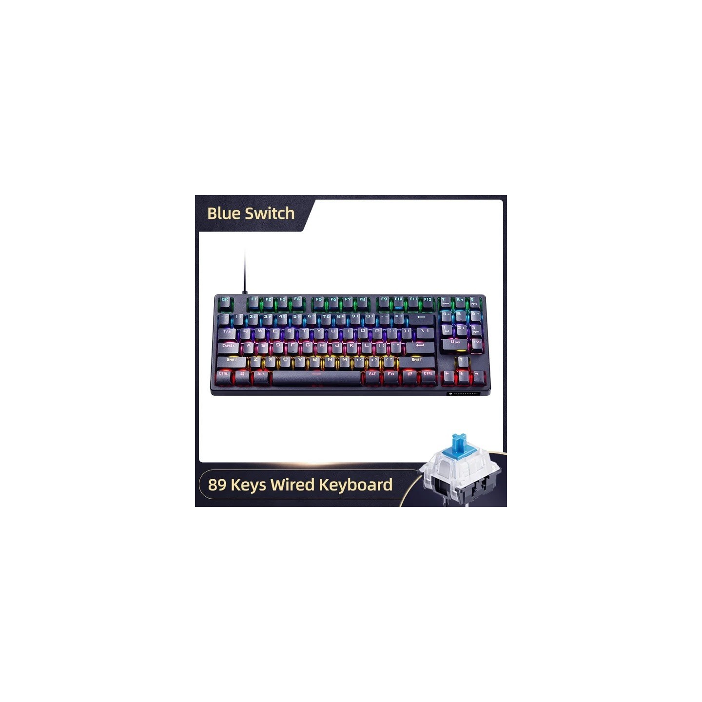 Thunderobot KG3089R 89-Key Blue Switch Mechanical Gaming Keyboard (Boxed) — Buy in Cyprus with Fast Delivery