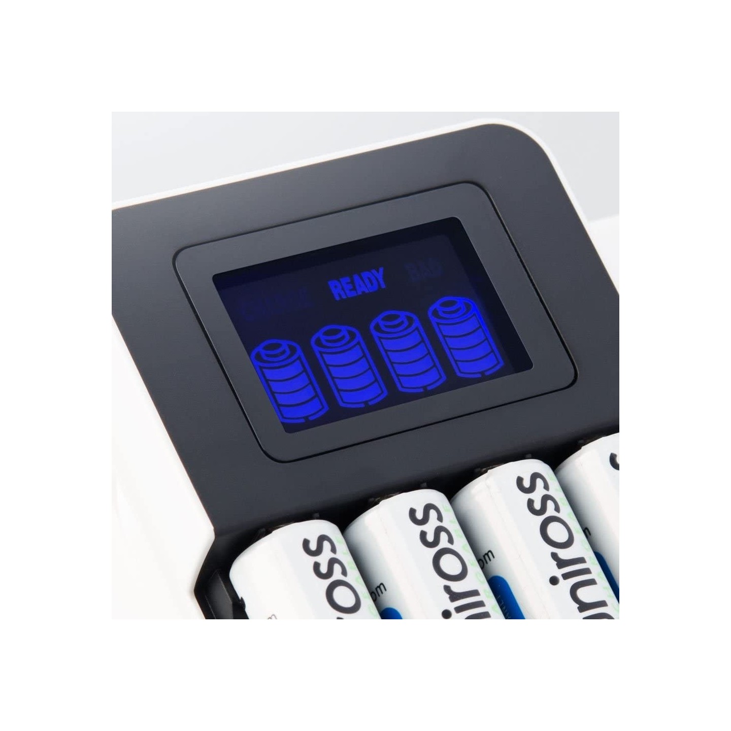 Uniross USB Charger for AA AAA Incl 4xAA 2100 Batteries - UCU002A - Fast 2hr USB Charger for AA AAA Incl 4xAA 2100 Batteries