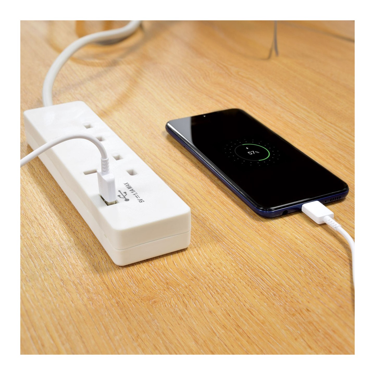 Mercury 2-Gang Surge - 429.768UK - 2m 1xUSB Port — Buy in Cyprus with Fast Delivery