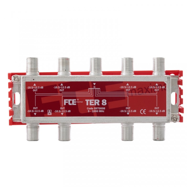 Buy FTE Splitter - TER8 - 1-8 outputs, 5-1000MHz in Cyprus, Nicosia, Limassol, Larnaka, Pafos