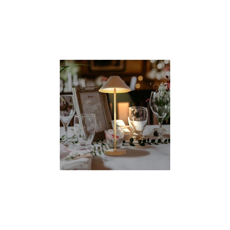 Buy KELU LIBERTY Table Lamp - USB-C Rechargeable IP54 Aluminium 240LM 4000mAh Br... in Cyprus, Nicosia, Limassol, Larnaka, Pafos