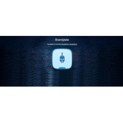 Buy AJAX BrandPlate - Wireless Outdoor White in Cyprus, Nicosia, Limassol, Larnaka, Pafos