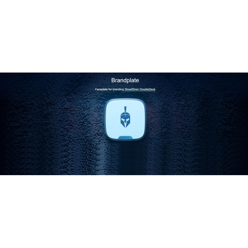 Buy AJAX BrandPlate - Wireless Outdoor White in Cyprus, Nicosia, Limassol, Larnaka, Pafos