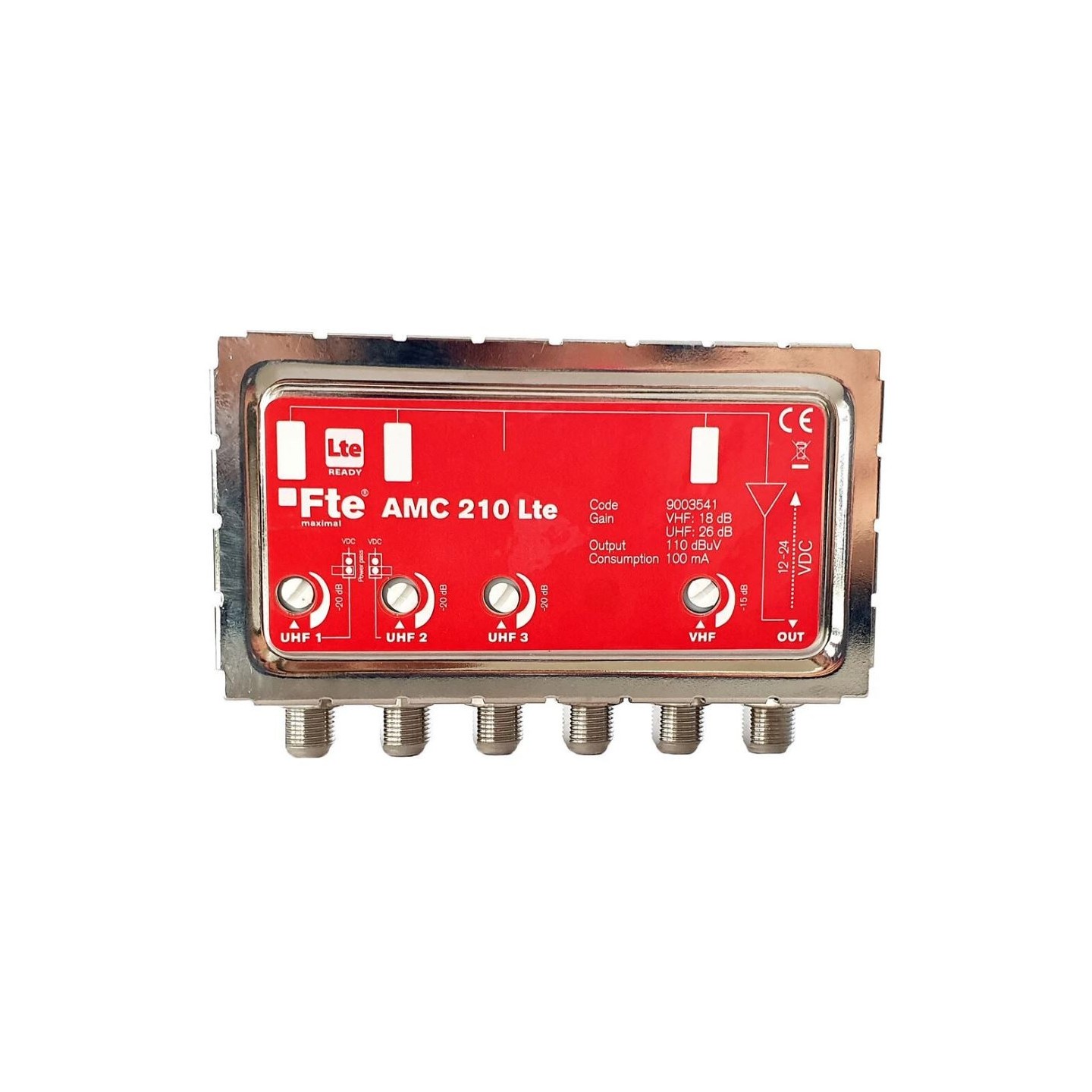 FTE Mast Amplifier - AMC210 - LTE Configurable VHF UHF — Buy in Cyprus with Fast Delivery