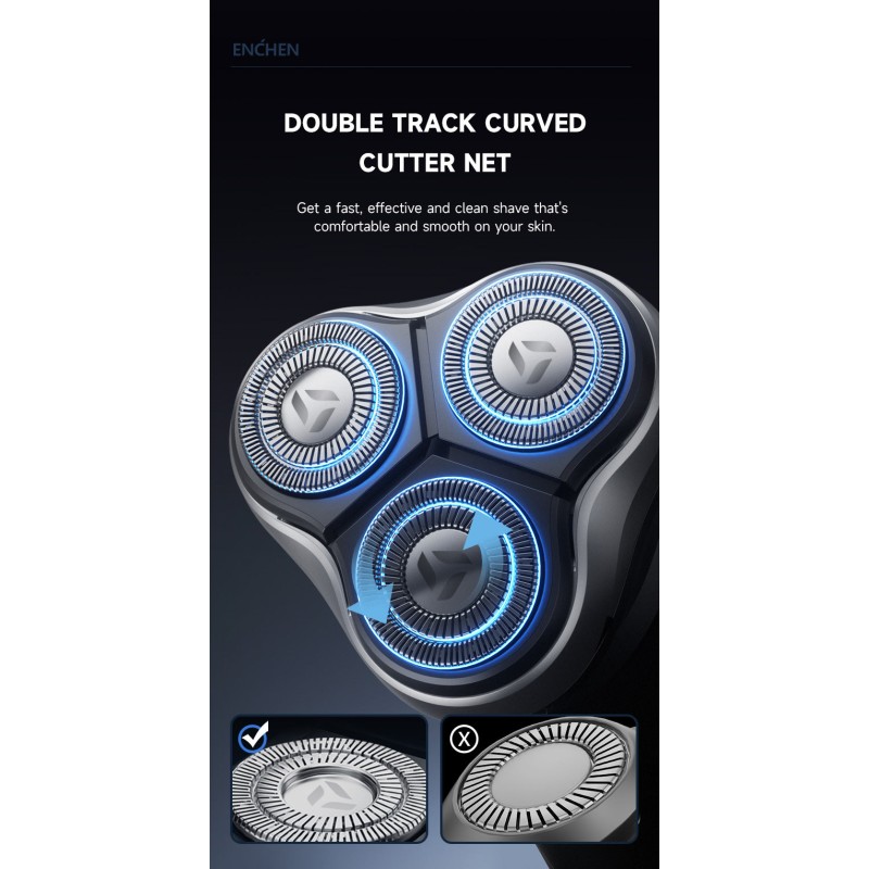 Buy Enchen Shaver - BLACKSTONE MAX USB-C 600mAh in Cyprus, Nicosia, Limassol, Larnaka, Pafos