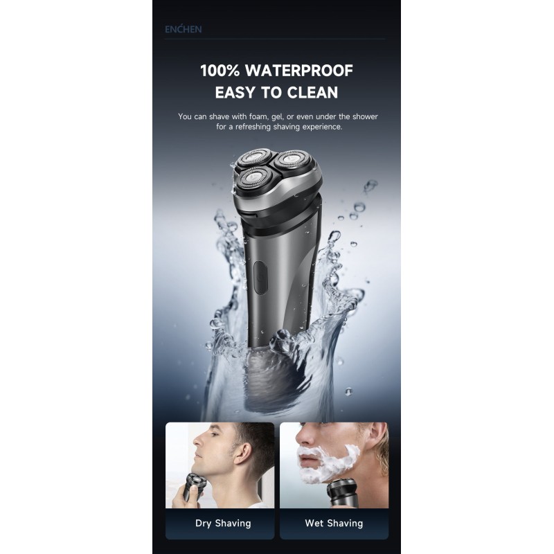 Buy Enchen Shaver - BLACKSTONE MAX USB-C 600mAh in Cyprus, Nicosia, Limassol, Larnaka, Pafos