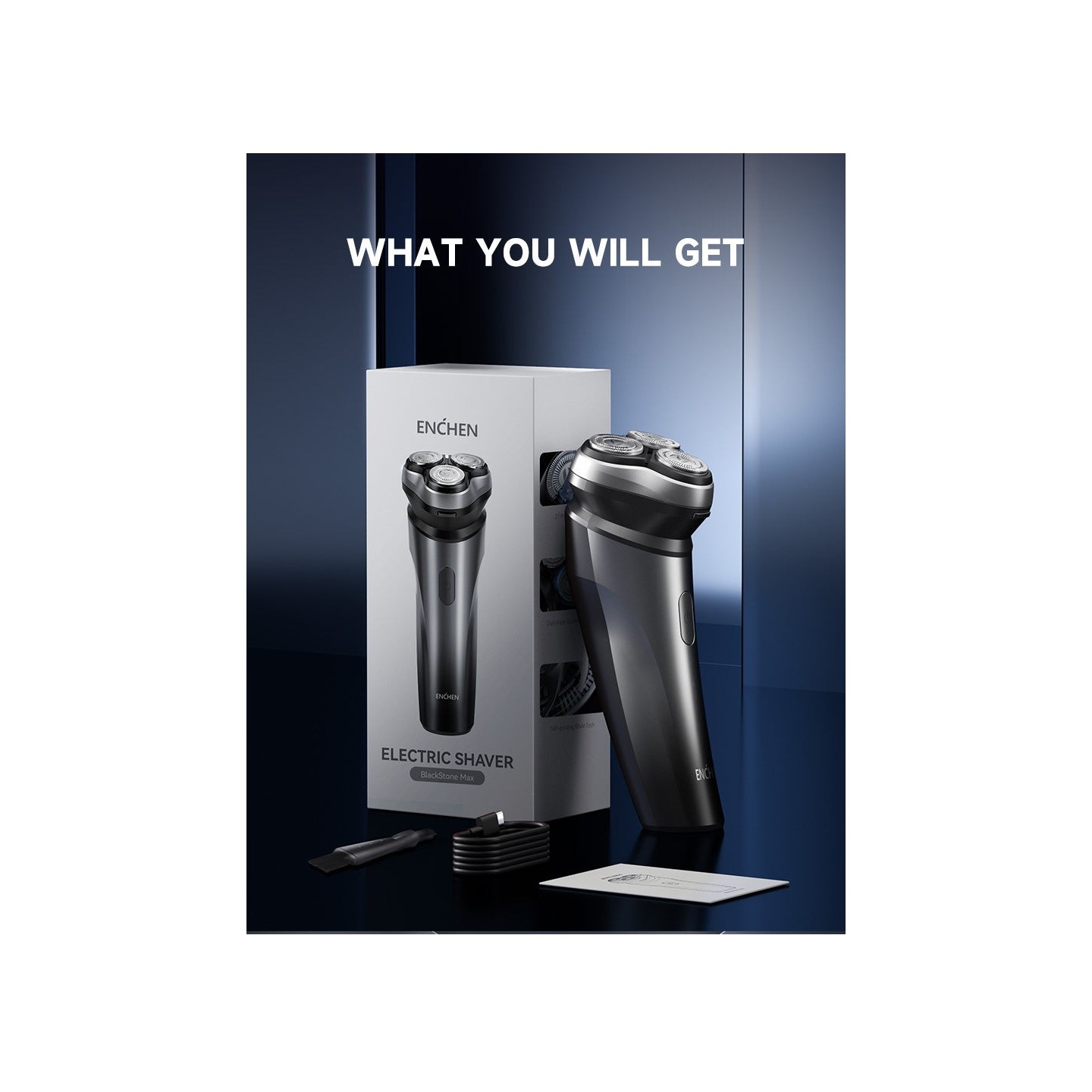 Enchen Shaver - BLACKSTONE MAX USB-C 600mAh — Buy in Cyprus with Fast Delivery