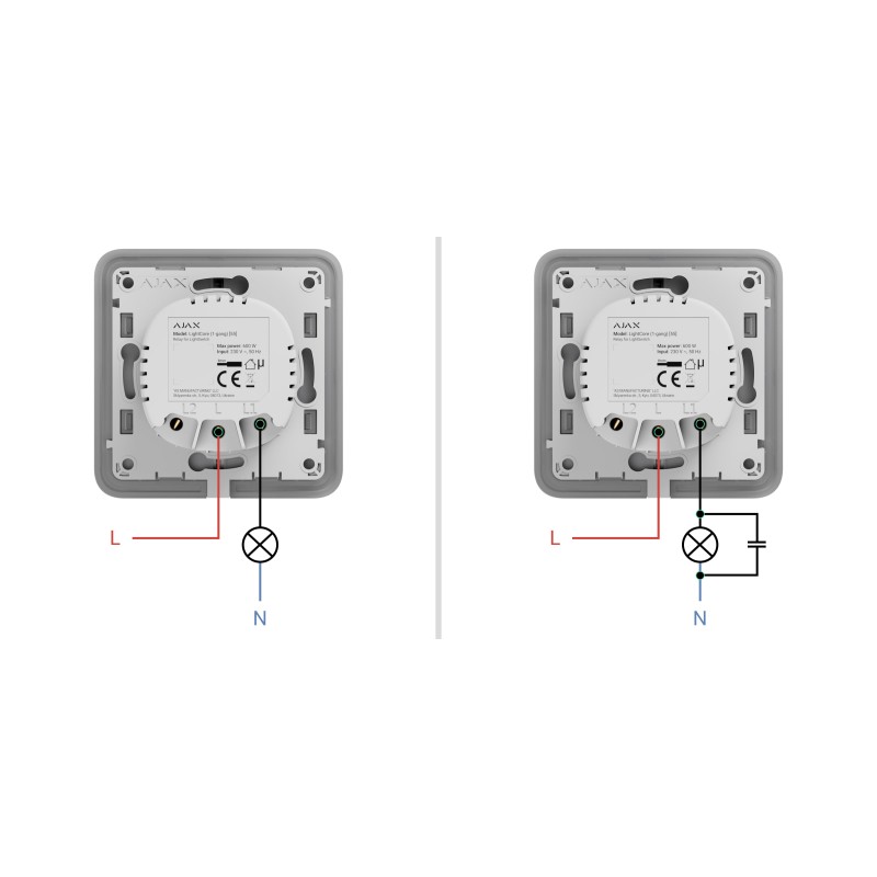 Buy AJAX Automation WallSwitch - 1 Gang in Cyprus, Nicosia, Limassol, Larnaka, Pafos