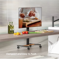 Buy Brateck TV Trolley - FS47-44T-01W - 40x40, 1.25m, 35kg in Cyprus, Nicosia, Limassol, Larnaka, Pafos