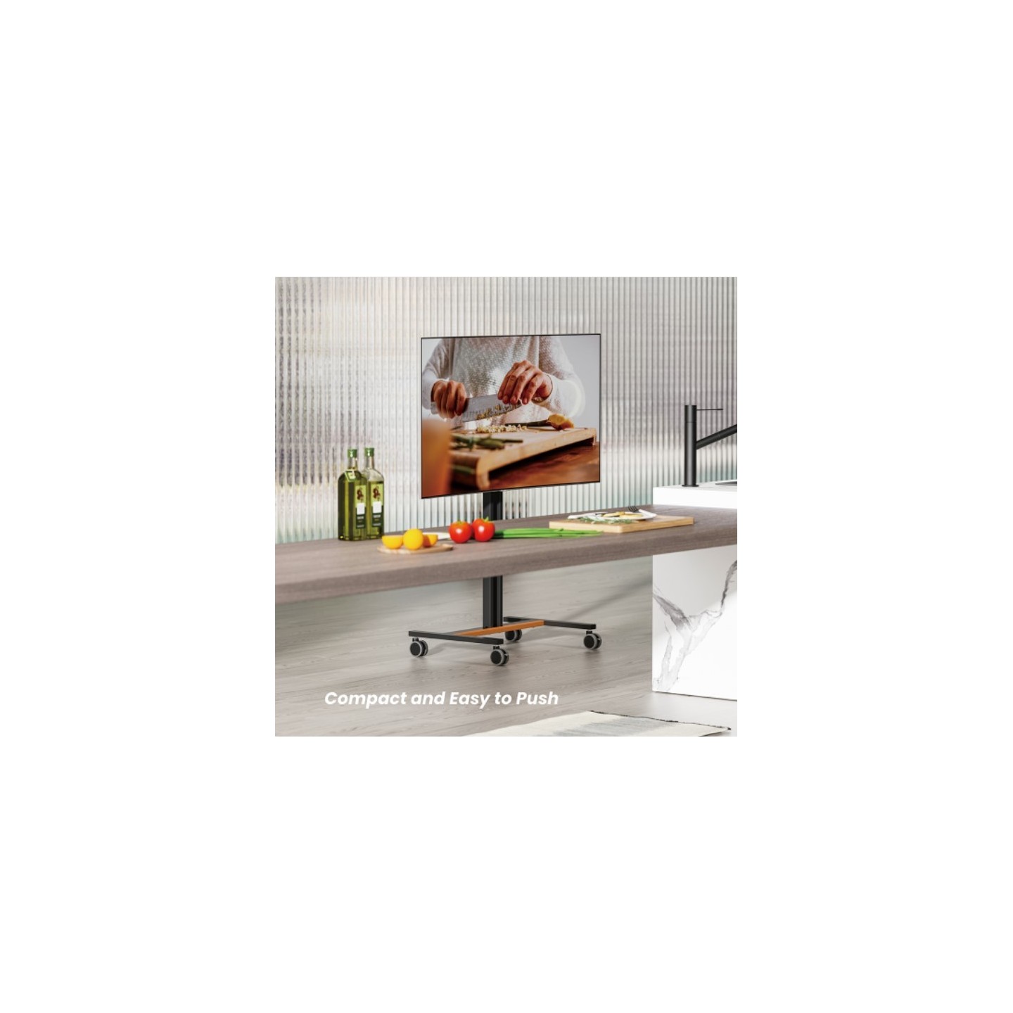 Brateck TV Trolley - FS47-44T-01W - 40x40, 1.25m, 35kg — Buy in Cyprus with Fast Delivery