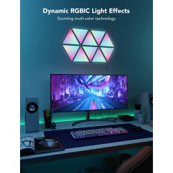 Buy Govee Gaming Wall Glide Triangle Light Panels - B6067 - 10pack in Cyprus, Nicosia, Limassol, Larnaka, Pafos