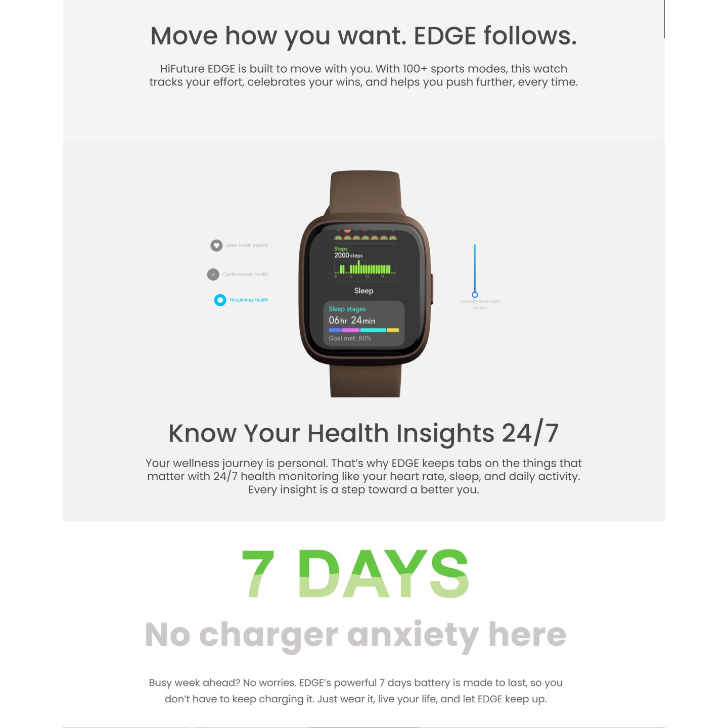 HiFuture Fashion SmartWatch - EDGE - Pink — Buy in Cyprus with Fast Delivery