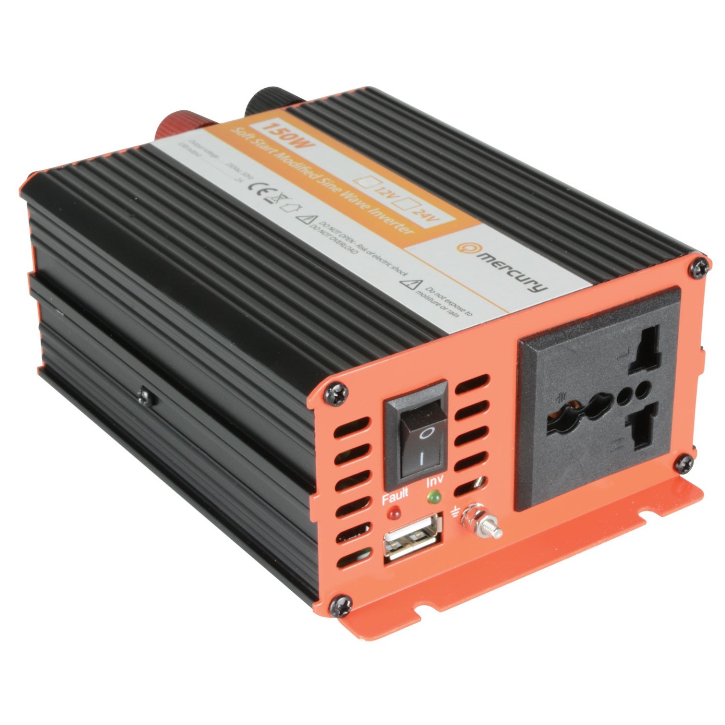 Mercury Inverter - IMS150-12 - 12VDC 150W Inverter + USB — Buy in Cyprus with Fast Delivery